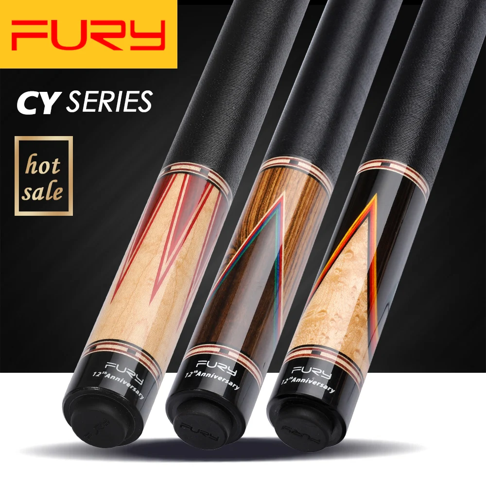 Fury Billiard Pool Cue CY 5/7/8 11 75 мм 12 с изумрудным наконечником профессиональная Кленовая
