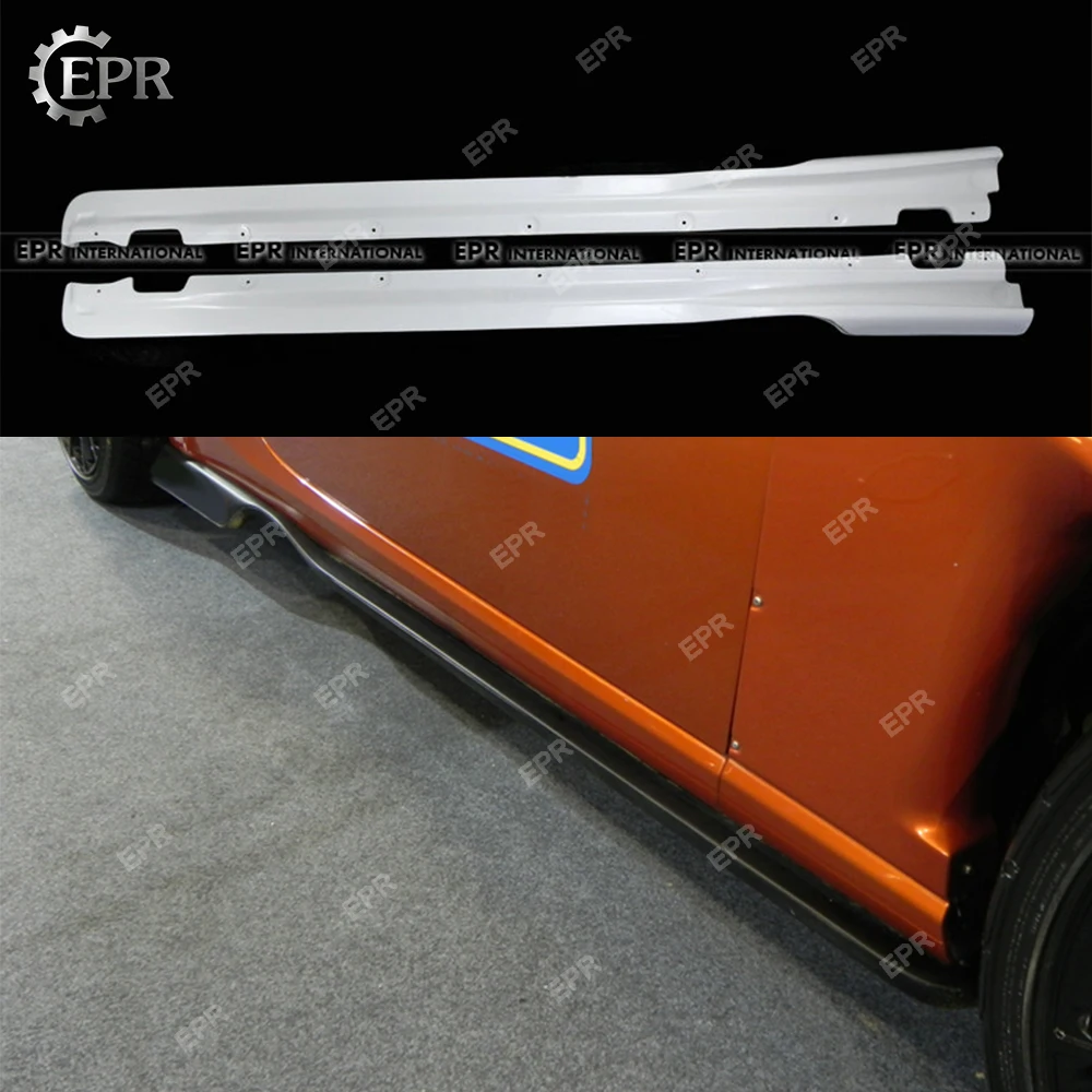 

FRP Side Skirt Trim For BRZ Rocket Bunny Ver 1 Glass/Carbon Fiber Side Skirt Extension Body Kit Tuning For BR-Z Racing
