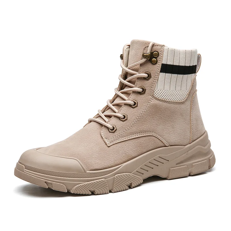 

Men's Casual Shoes Mid-Calf Boots Trend Short Boots Comfortable Breathable Basic Boots Waterproof Men Shoes Fashion Ankle Boots