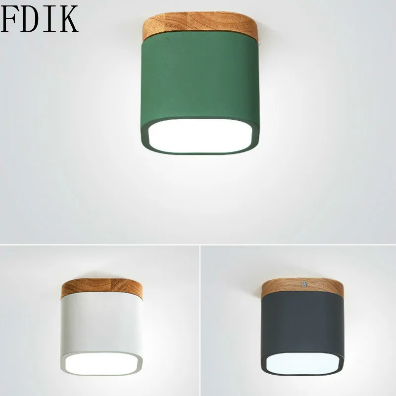 Nordic Balcony Iron Ceiling Lamp Modern Led Square Shape Nordic Balcony Iron Ceiling Lamp Modern