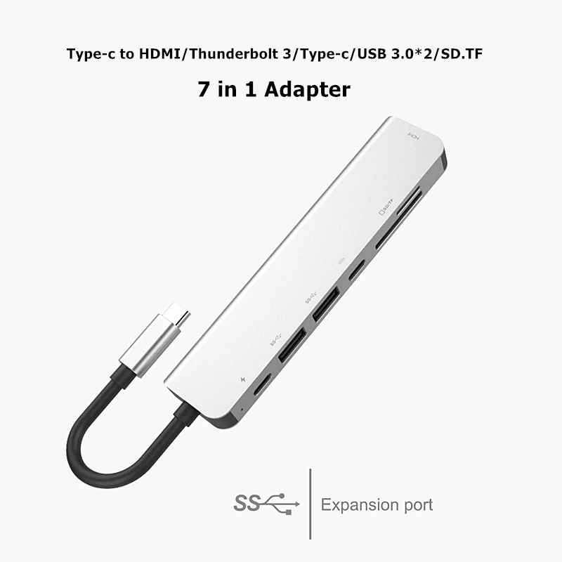 Trumsoon типа C на HDMI 4K USB 3 0 SD TF Card Reader адаптер для Macbook Pro Samsung S9 Dex Huawei P30 док станция xiaomi