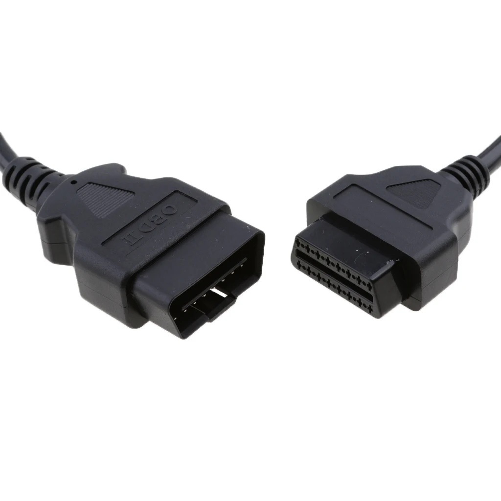 OBD2 16-Pin Male to Female Extension Cable Connector Plug Wire 3m 9.8ft