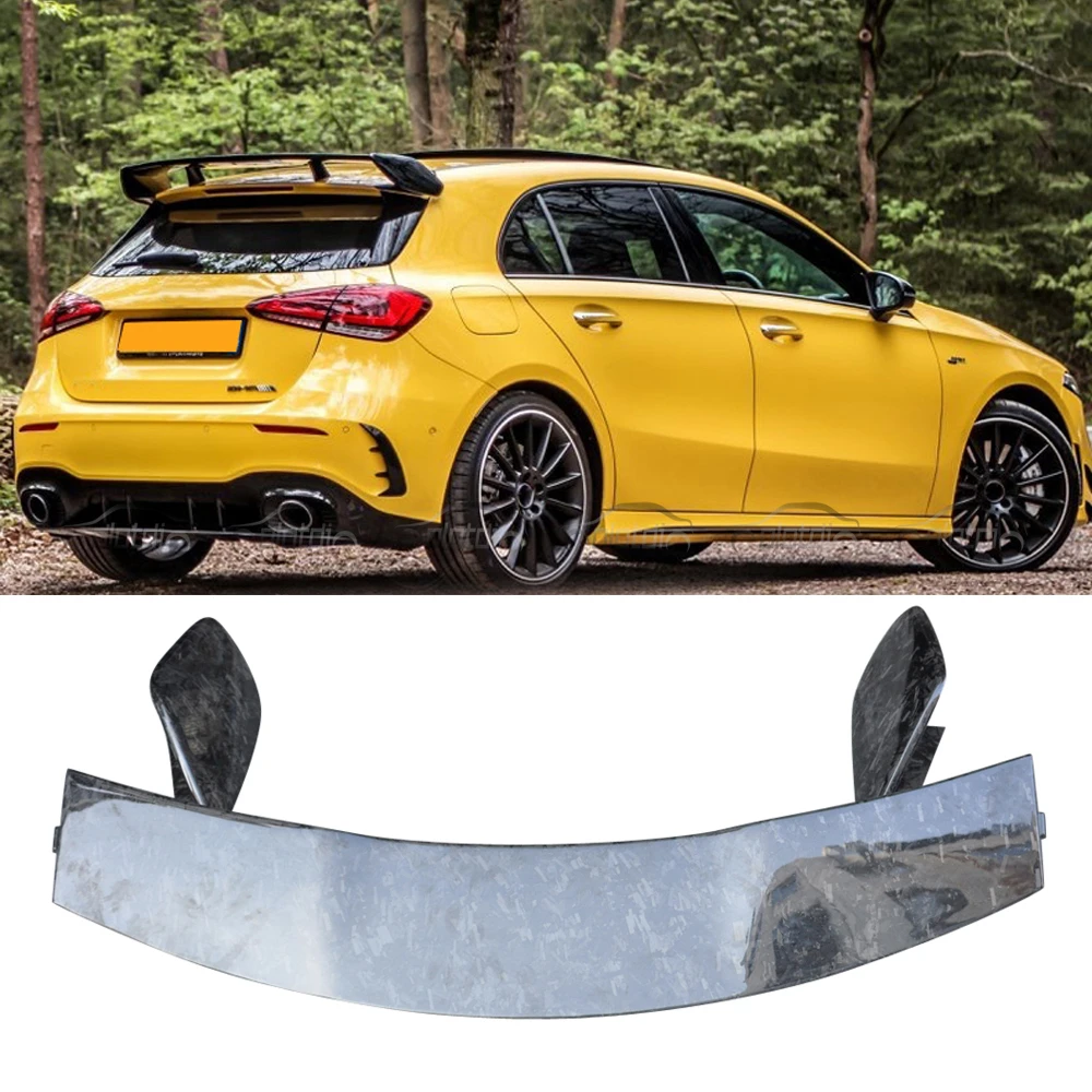 

OLOTDI Car Tunning AMG STYLE 3K Carbon fiber / Forged Carbon Rear Trunk Spoiler For Mercedes BENZ A CLASS W177