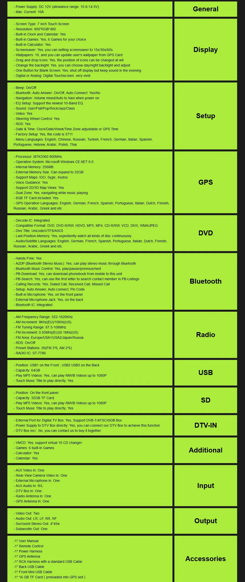 Perfect forToyota Tundra2007-13 In Dash GPS Navigation DVD Car Stereo Bluetooth MP3 Radio RDS AM/FM 3G SWC IPOD CANBUS SD USB BT CAM MAP 29