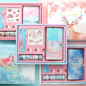 

Washi Tape Set Masking Tape Sticker Creative Travel DIY Bronzing Hand Account Book Cute Gift Box Set Exquisite and Practical