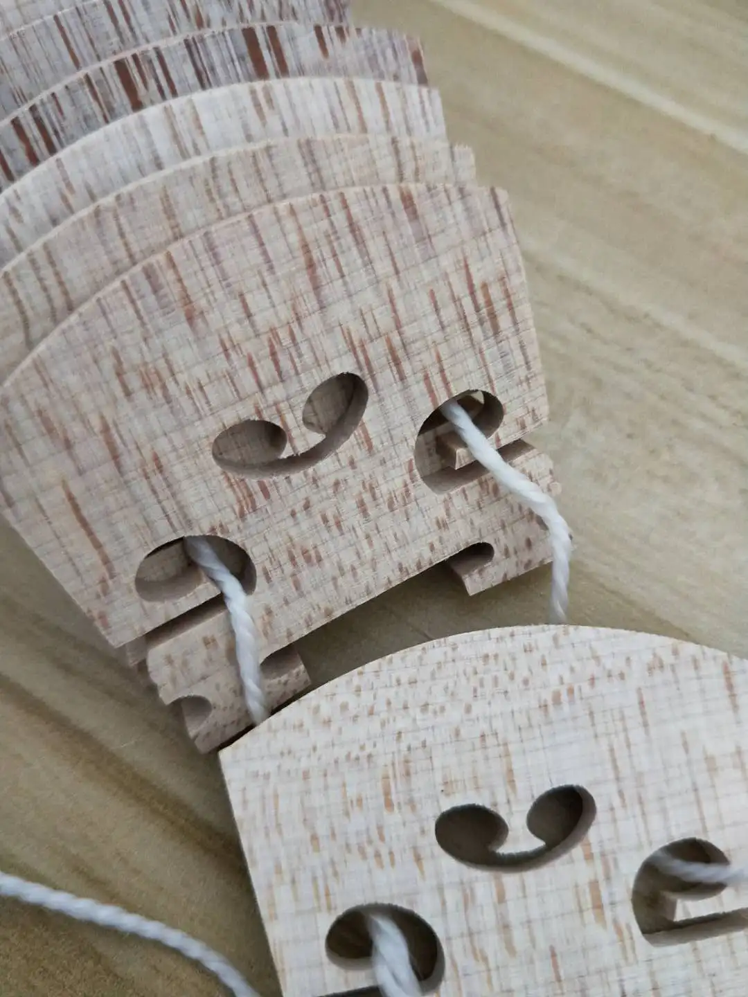 10 PC Aged European Maple 4/4 Violin Bridge