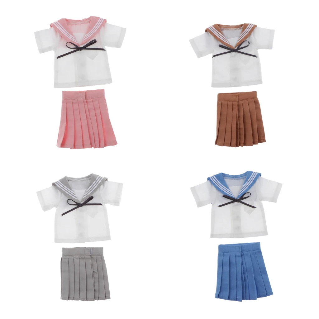 1/4 School Uniform Outfit for BJD Dollfie 17inch 18inch Dolls Clothes DIY | Игрушки и хобби