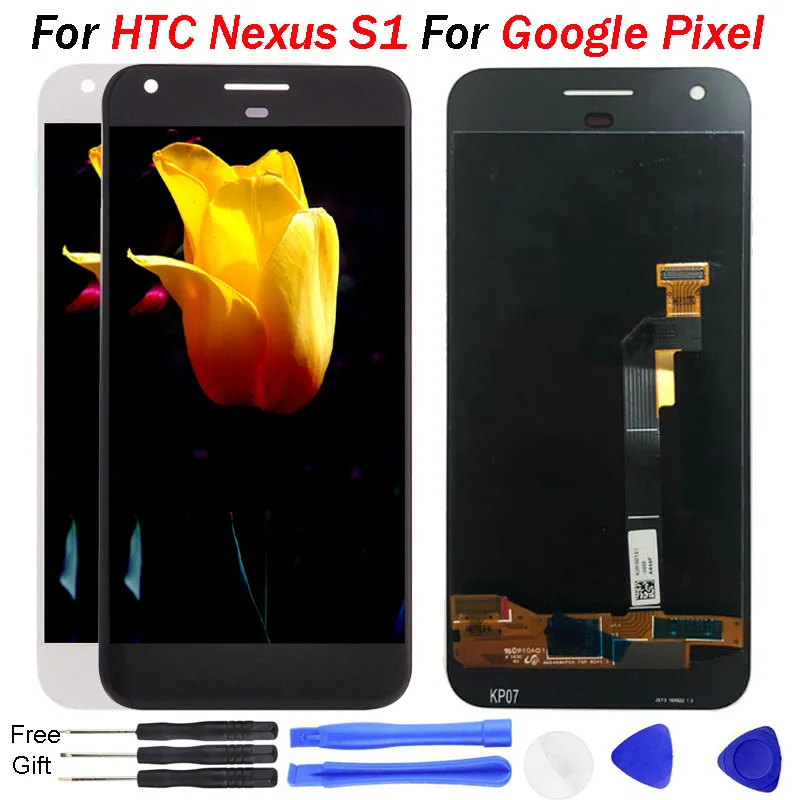 

5.0" AMOLED LCD For Google Pixel Display Touch Screen Digitizer Assembly Replacement for Google Pixel 1 LCD for HTC Nexus S1 lcd