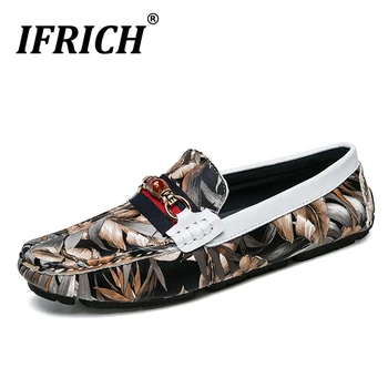 

Classic Men Lazy Shoes Slip On Casual Sneakers For Men Luxury Driving Moccasins Mens Comfortable Loafers Leather Shoes Men