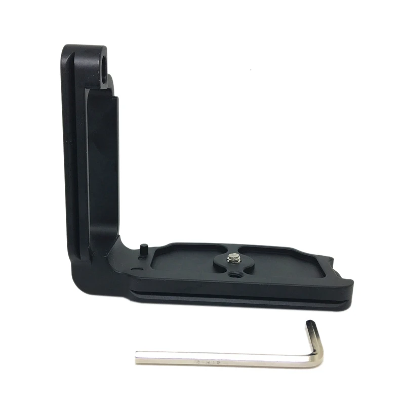 

AMS-Aluminum Alloy Professional Fast Loading L Bracket Mount Quick Release Plate for Nikon D850 Camera Photography Spare Parts
