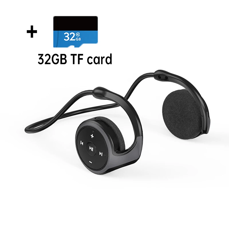 Cuffie Bluetooth Con Cancellazione Del Rumore, Lettore MP3 E Radio FM – Impermeabili, Con Microfono E Slot Per Scheda TF, 32GB Inclusa (Blu)