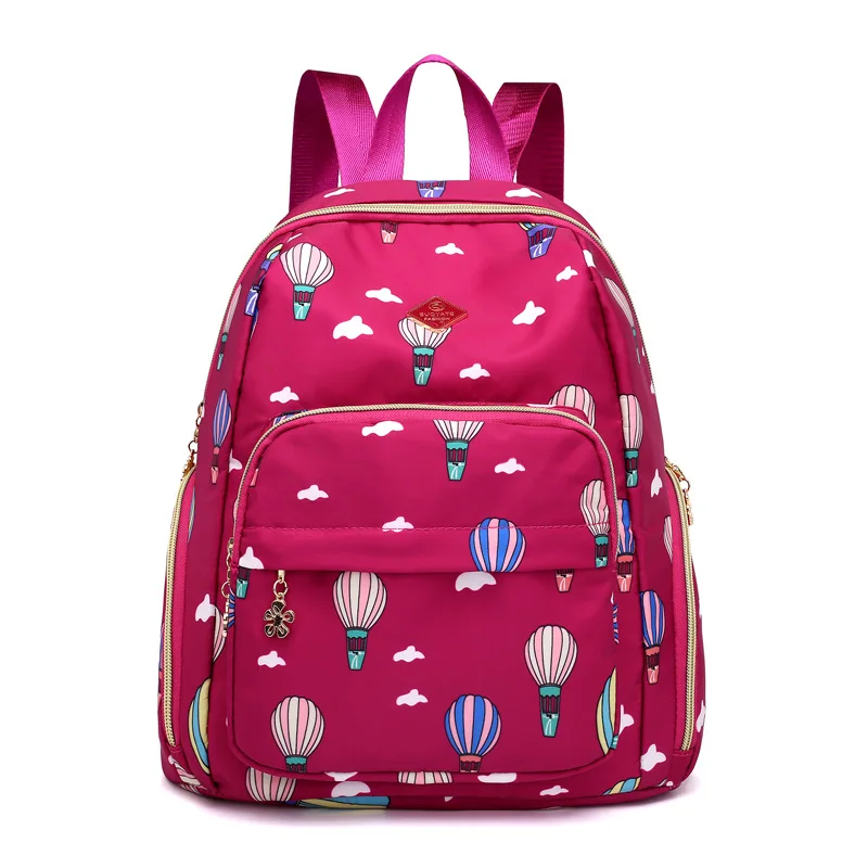 

Fashion new pattern Women School Backpacks Nylon Waterproof bags For Teenage Girls Mochila Travel Backpack Nylon Women Bags