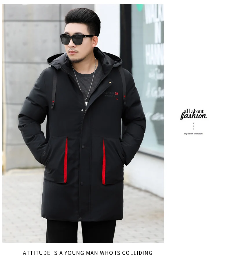 10XL 8XL 6XL long warm winter Jacket men windproof brand clothing male cotton autumn coat casual quality black down Parkas men