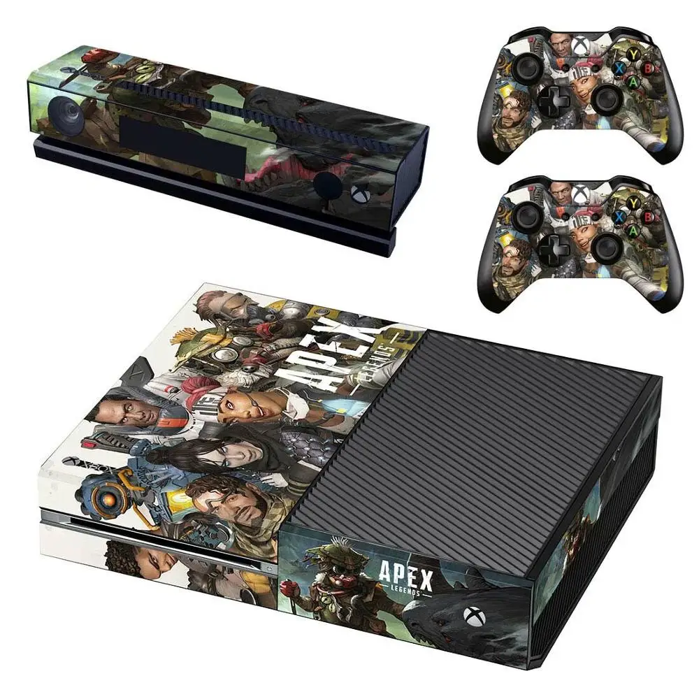 APEX Legends, наклейка для игры, полное покрытие, для Xbox One, консоли и Kinect, 2 контроллера для Xbox One, наклейка для кожи - Цвет: GSTM2469
