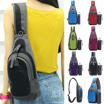 

Men Women Crossbody Shoulder Chest Sling Bag Waterproof Portable for Travel Outdoor New