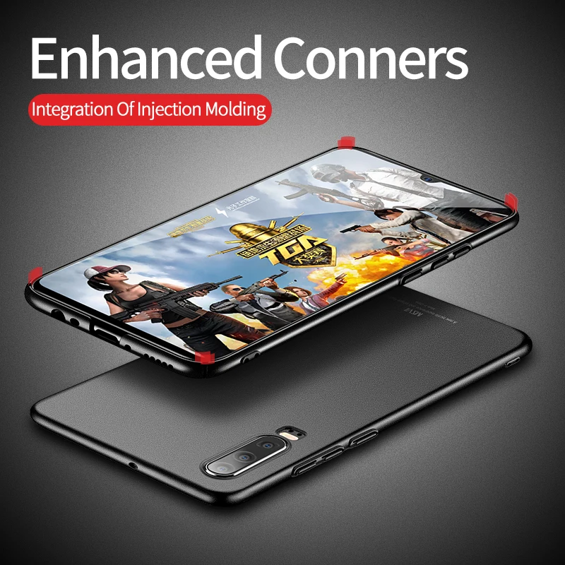 P30 Pro Чехол MSVII тонкий матовый чехол для Huawei Lite Case P 30 Plus жесткий из поликарбоната P20
