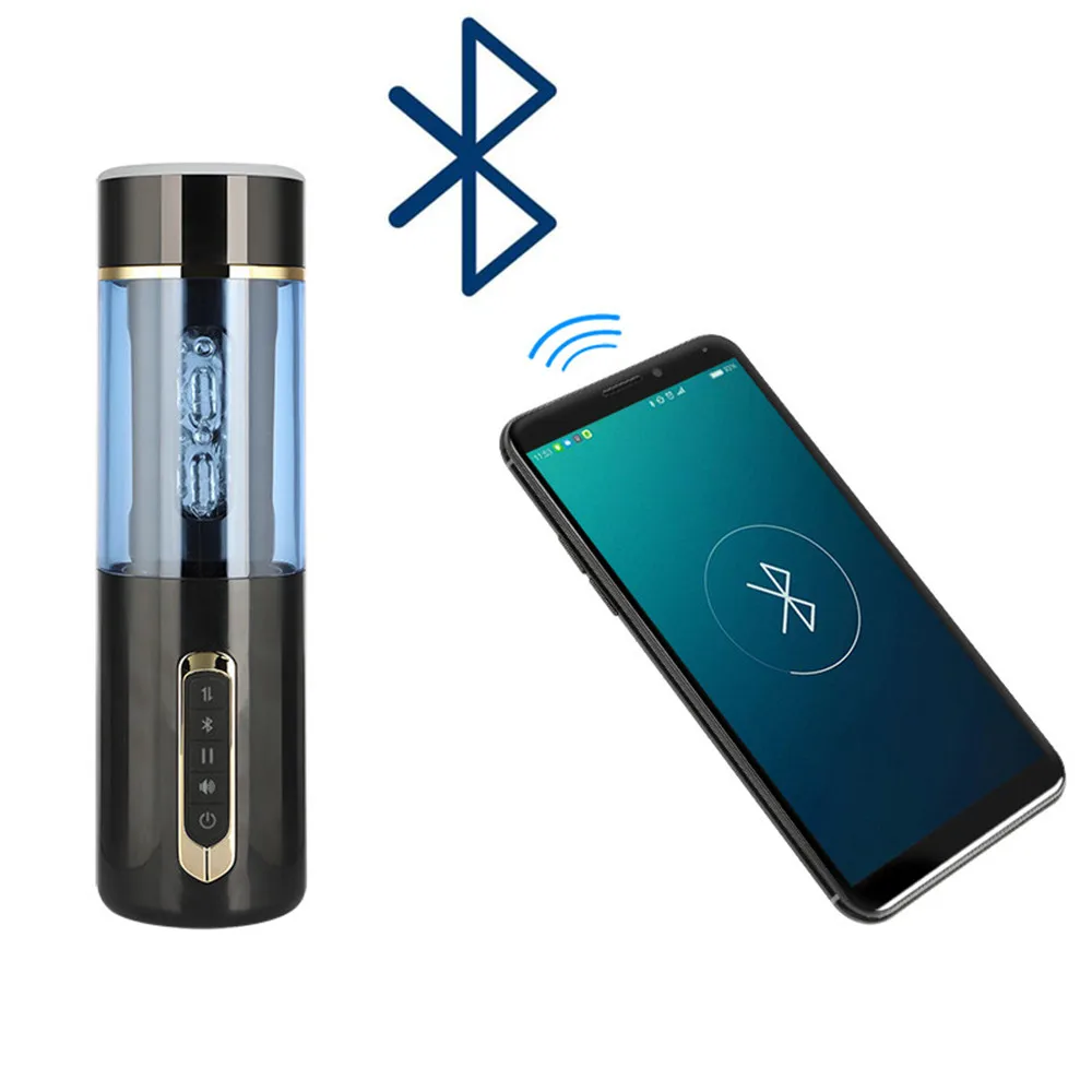 Automatic Telescopic Masturbation Cup Vibrator For Men Real Rotaion Vagina Pussy Oral Sucking Sex Machine Adult Sex Toys For Man (7)