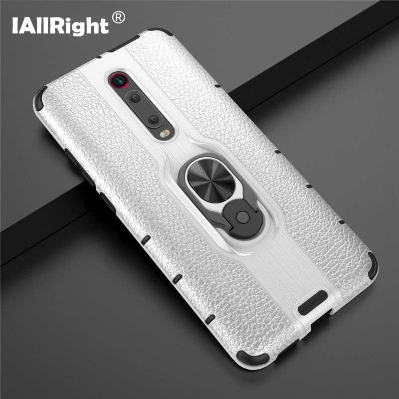 New Arrivals Hard PC+ Soft TPU Back Cover Case For Xiaomi Redmi K20 / Pro Phone Bag Cases With Finger Ring Kickstand | Мобильные