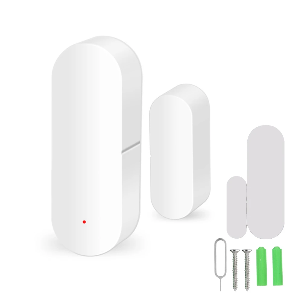 Беспроводной Смарт 2,4G WiFi датчик двери окна магнитная полоса детекторы Голосовое управление для Google Home для Tuya