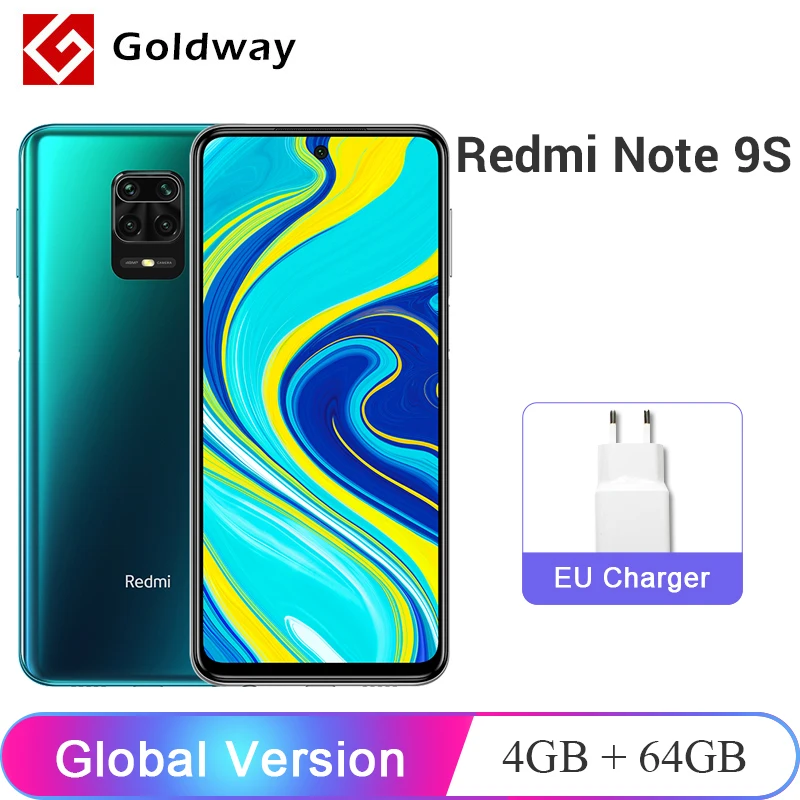 Global Version Xiaomi Redmi Note 9S 9 S 4GB 64GB Smartphone Snapdragon 720G Octa Core 48MP AI Quad Cameras 6.67" FHD+ 5020mAh|Cellphones|   - AliExpress
