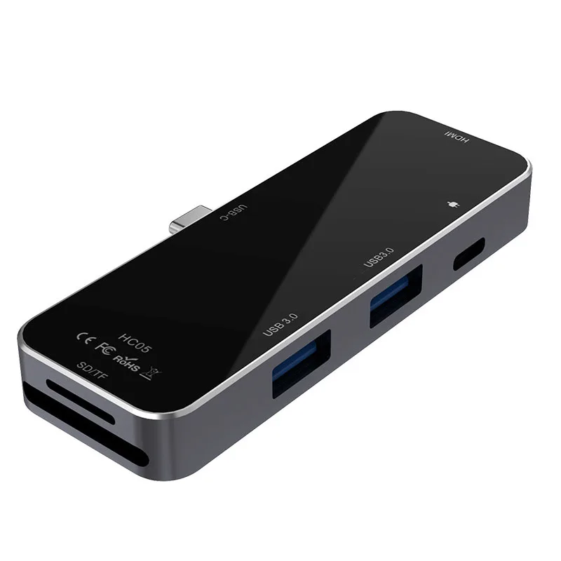 smart type-c док-станция концентратор поддерживает PD быструю зарядку 6 в 1,3 в 1 Порт USB3.0