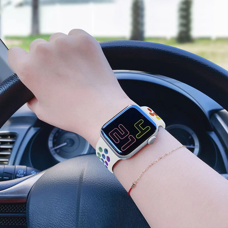 Strap For apple watch band 44mm 40mm 