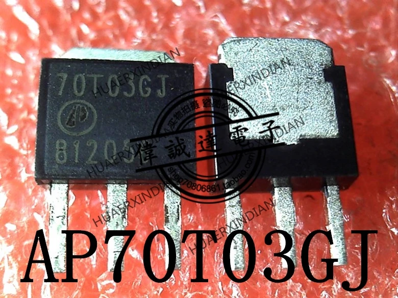 1 шт. новый оригинальный AP70T03GJ-HF-251 N 30V60A в наличии реальное изображение |