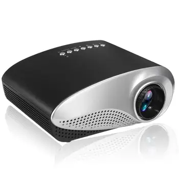 

RD802 mini led projector black Manual focus adjusting Smart portable Low power consumption long LED lamp life