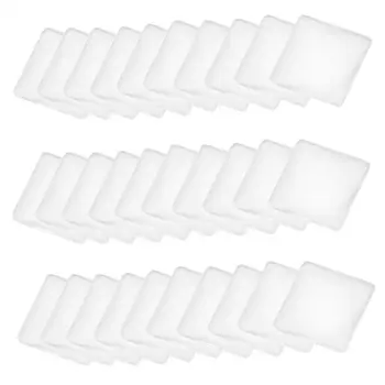

100pcs 25mm DIY Crystal Glass Cabochons Clear Square Gemstone Patch for Photo Craft Jewelry Making