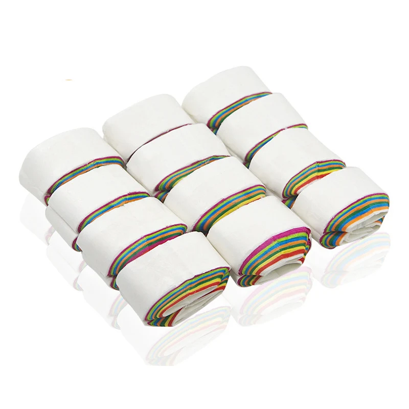 12pcs/set Magic Tricks Multi-colour Mouth Coils Paper Streamers from Mouth Magic Prop Magician Supplies Toys Game Tools