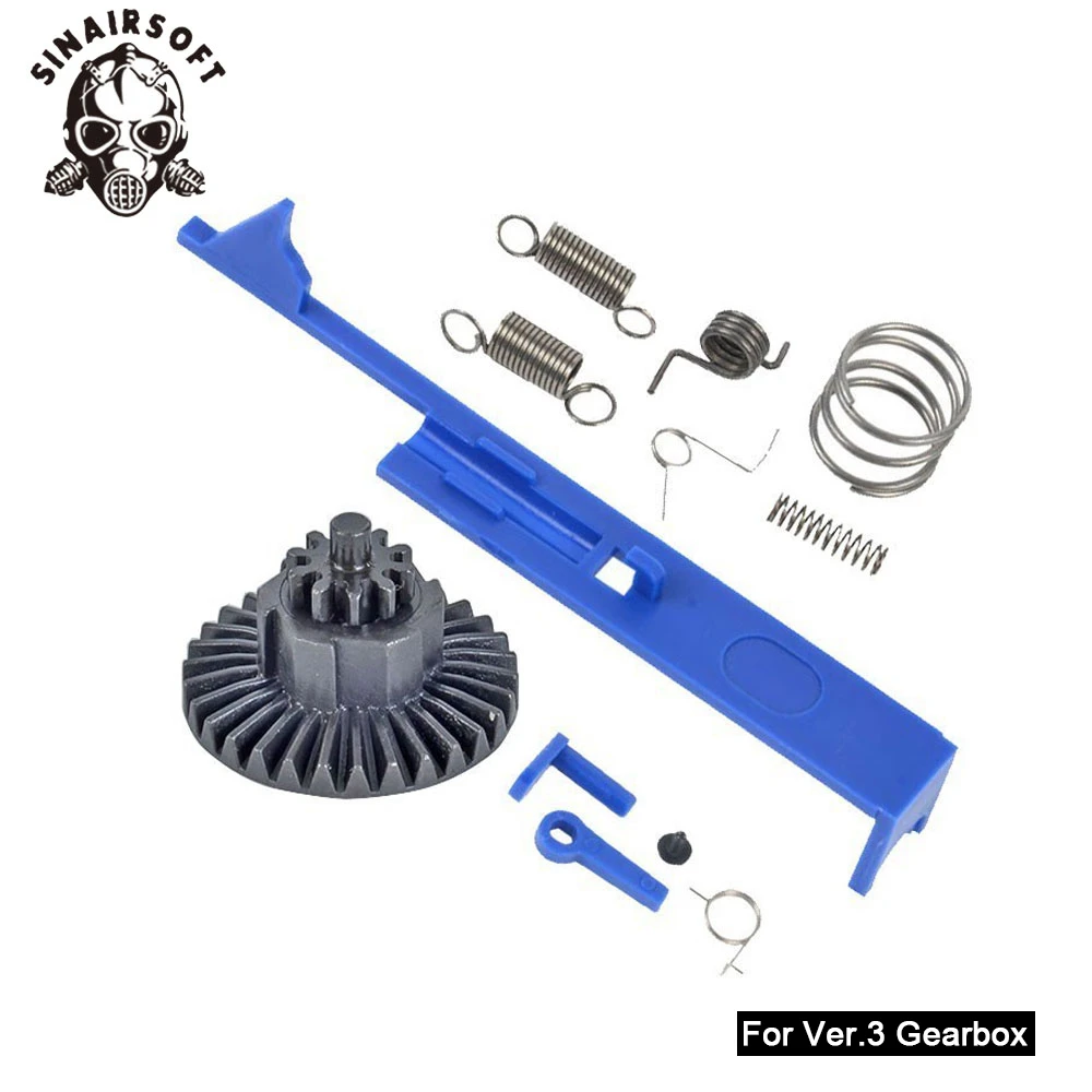 SHS штифт пластины Version.2/3/7 Шестерни коробка детский весенний комплект, Version.2.3/рычаг предохранительный выключатель конического зубчатого колеса Шестерни Aeg Пейнтбол Принадлежности для охоты
