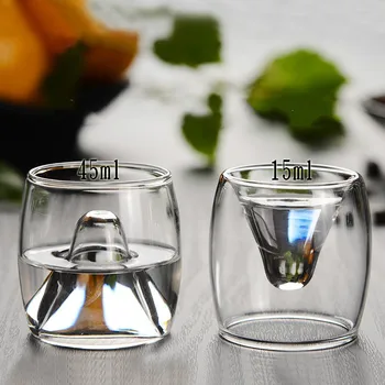 

150ML Wine Set Vodka Hip Flask Bottle 15ML 45ML Positive and Negative Spirit Bar Home Bar Sets Pot Wine Sake Hip Flask and Cup
