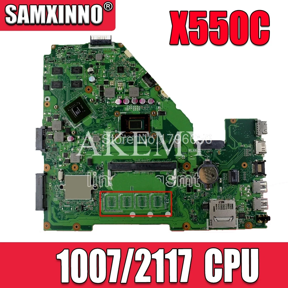 Новая материнская плата X550CC для For Asus R510C R510CC X550CL Y581C ноутбука 1007/2117 100%