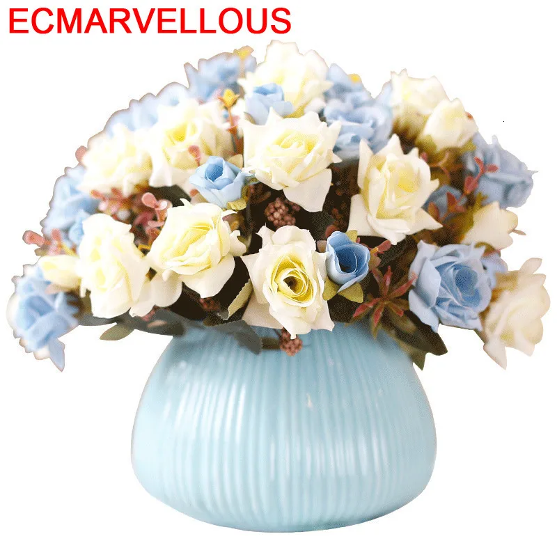 Дом Dekoratif Vazo Para jandim Vaas Florero Decoracion Vaso De Flor, аксессуары, современные украшения для дома, ваза для цветов
