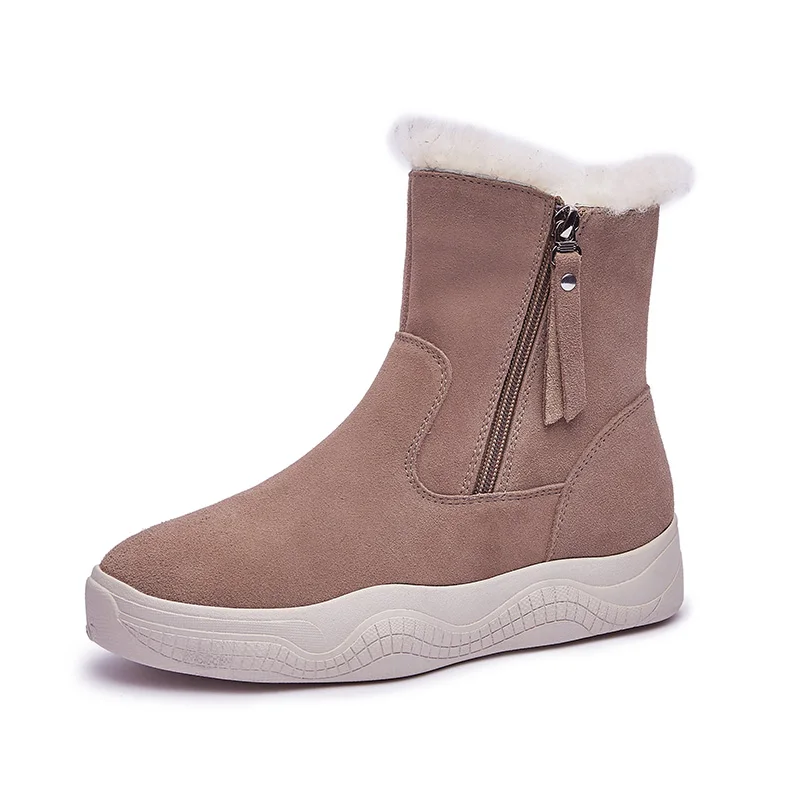 

Girls' Snow Boots 2019 New Autumn and Winter Big Children's Cotton Boots Plus Velvet Martin Children's Shoes Winter Boots