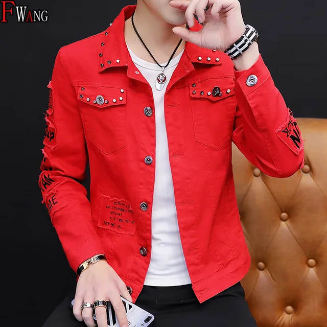 Spring And Autumn Jeans Coat Men's 