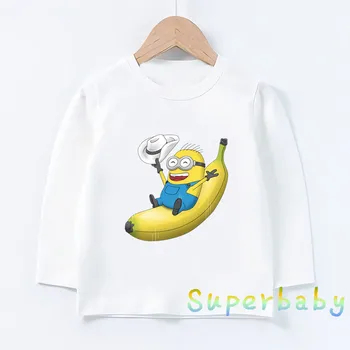 

Children Doctor Who/Dabbing Minions Print T shirt Baby Boys Girls Cartoon Funny Tops Kids Long Sleeve T-shirt,LKP5509