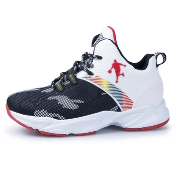 

2020 Kids Basket Sneakers Non-slip Thick Sole Boys Basketball Shoes Children Lace-Up Sport Shoes Outdoor Boy Trainers 1923