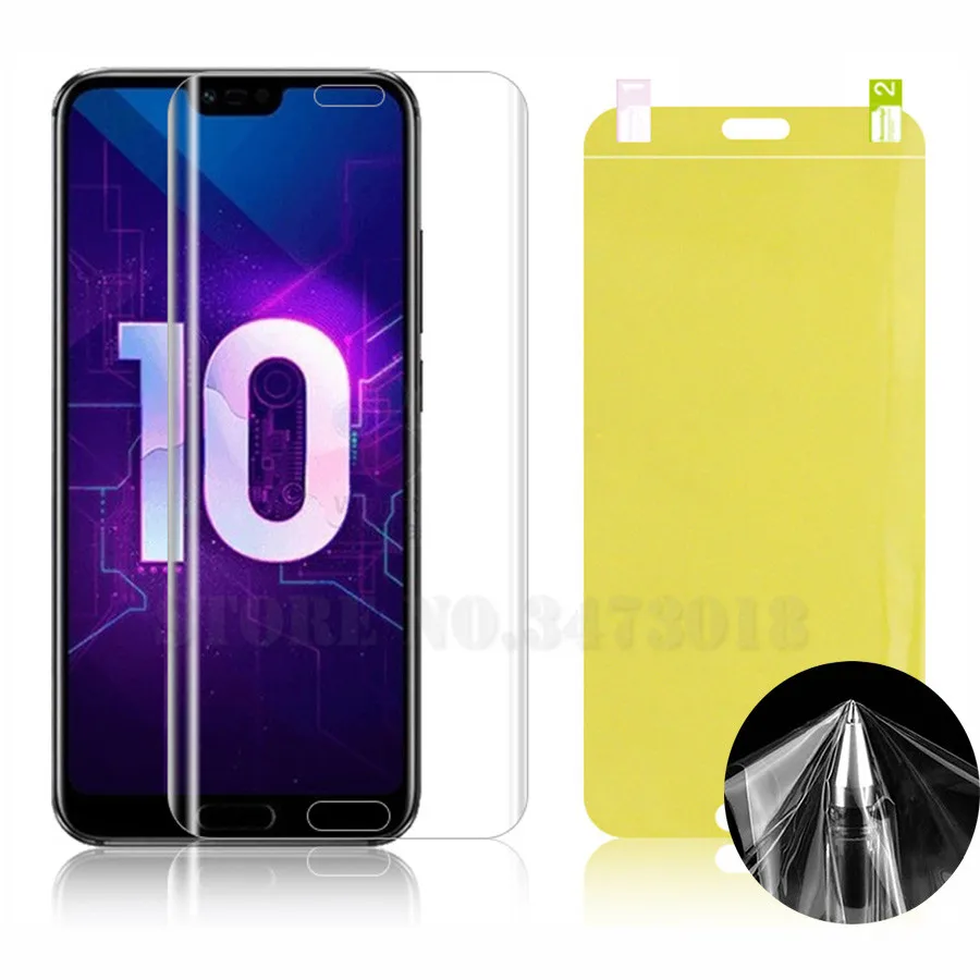 3D Защитная пленка для Huawei Honor 10 P20 P30 Lite Pro Nova 3 3i P Smart Plus Гидрогелевая