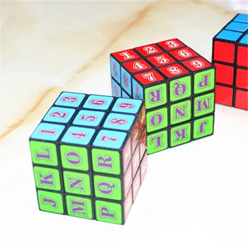 

New 5.3cm Colorful Digit Print Third-order Cube Toy Children's Educational Tools Child Intellectual Magic Cube Gits Diy Crafts