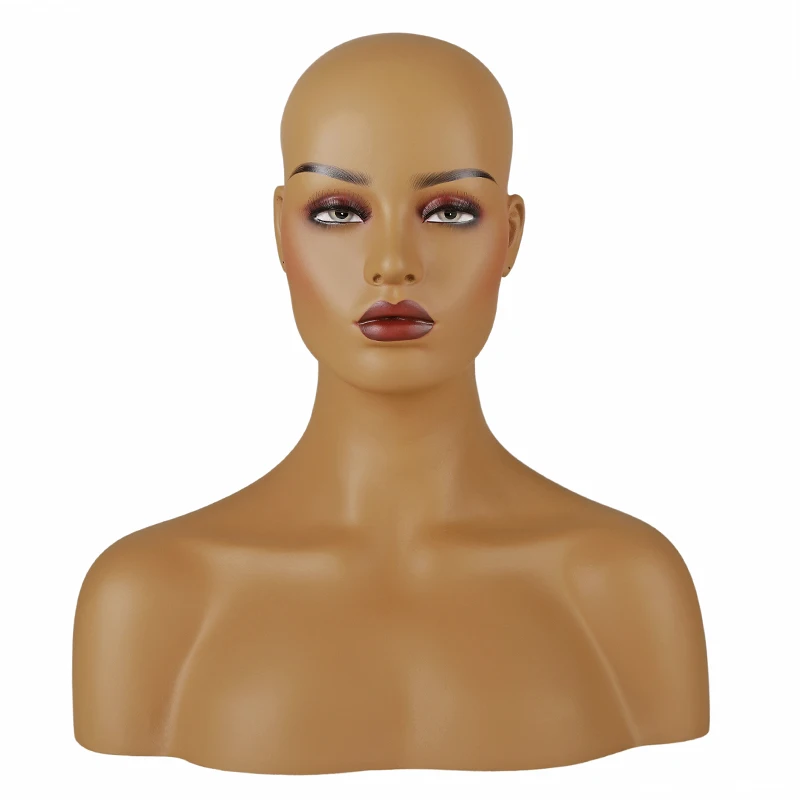 Female Firberglass Mannequin Head With Shoulder For Wig DisplayMannequins AliExpress