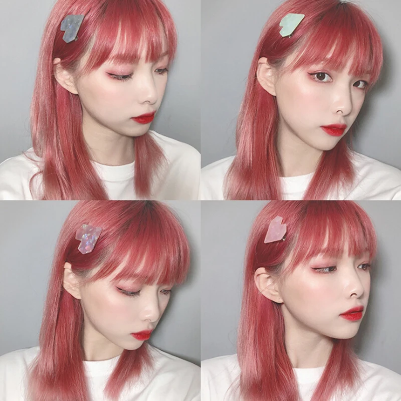 Fashion Heart Hair Clamp Barrette Hairpins Hair Claw Styling Tool Alloy Metal Hairpin Sea Hair Clips for Women Girl