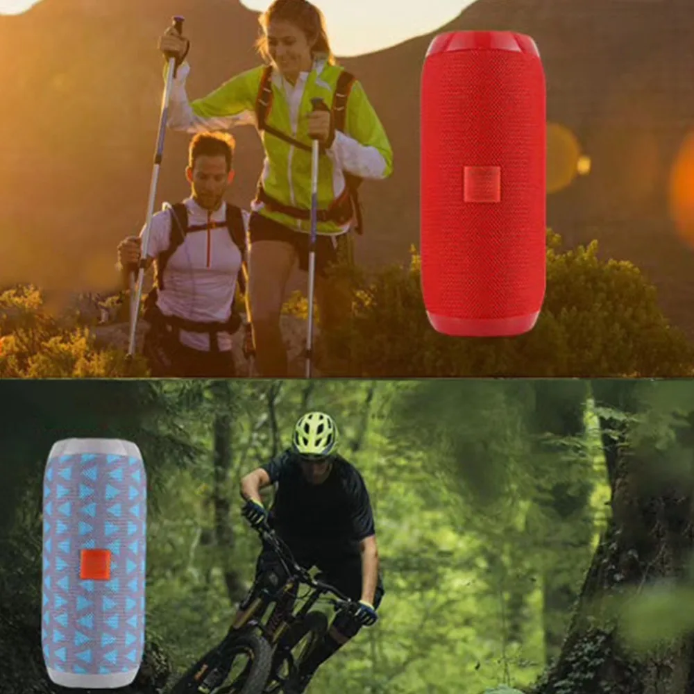 TG117 ткань Bluetooth открытый динамик водонепроницаемый портативный беспроводной Колонка громкий динамик коробка Поддержка TF карты FM радио Aux вход