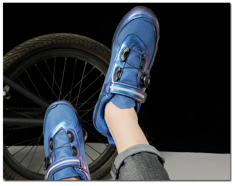 Men Women Road Riding Racing Shoes Outdoor Breathable Cycling Profession Bicycle Shoes Self-Locking Sport MTB Shoes Size 36-45