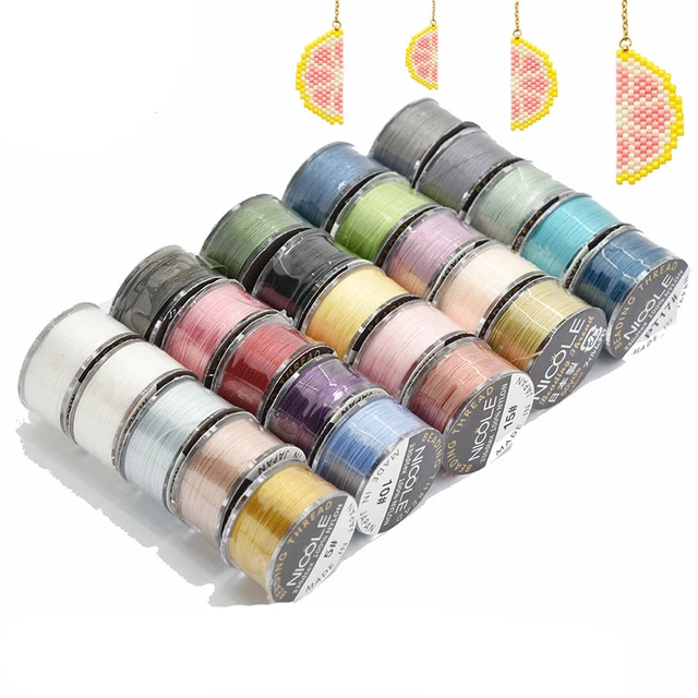 MIyuki 100% Nylon Thread Beaded Thread Jewelry Braided Thread Diy  Accessories 46m Bead Thread