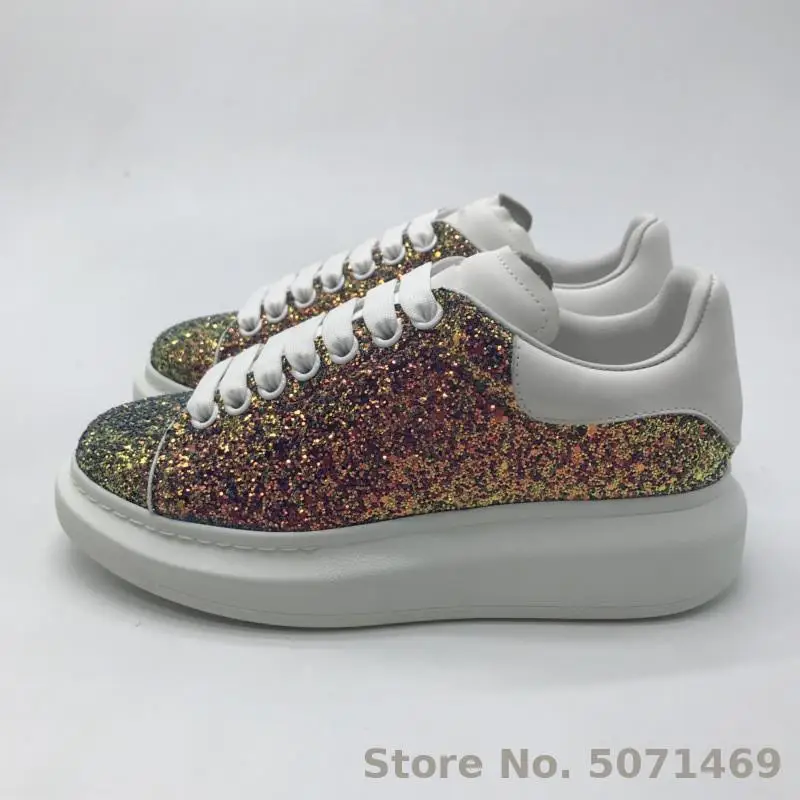

2019-20 OLOMLB-mc free shipping men women flatform shoes for spring autumn casual shoes genuine leather golden tail size 36-45