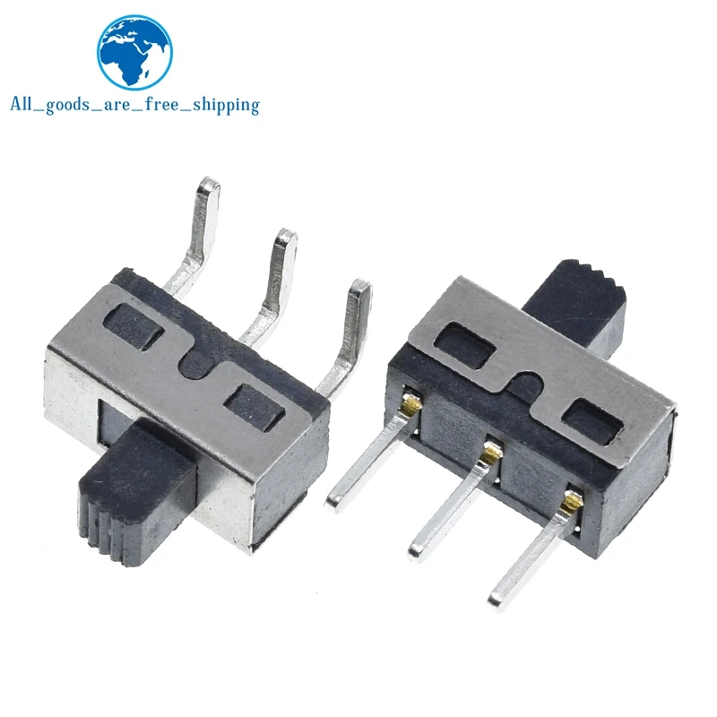 10PCS-SS12D10-SS12D06-Toggle-Switch-3Pins-Straight-Feet-Handle-High-5mm ...