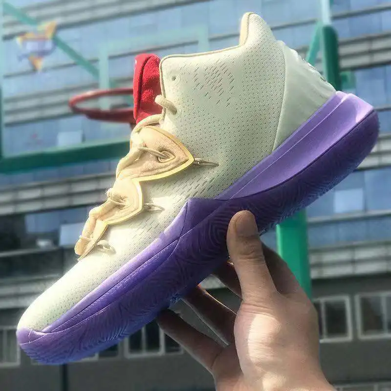 Классические Kyrie 5, большой размер 11, уличная спортивная мужская обувь, Баскетбольная обувь, унисекс, кроссовки, губчатая женская обувь с мячом - Цвет: Lavender
