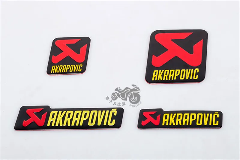 3D 250cc 400cc AKRAPOVIC алюминиевая термостойкая выхлопная наклейка на трубы наклейка Скорпион Yoshimura наклейка