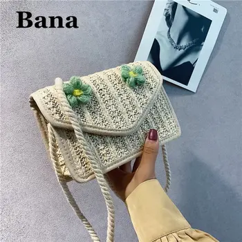 

Wallet Luxury Female Flip Straw Square Bag 2020 Quality Women's Designer Handbag Crocodile Pattern Shoulder Messenger Bags